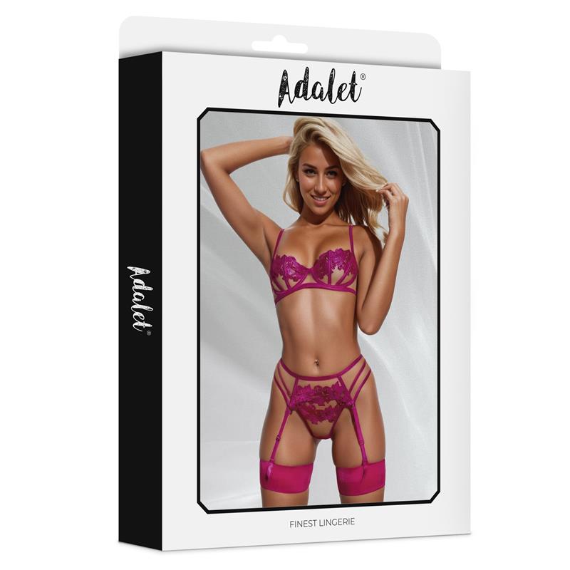 Nora conjunto de lencería fucsia, imagen 4