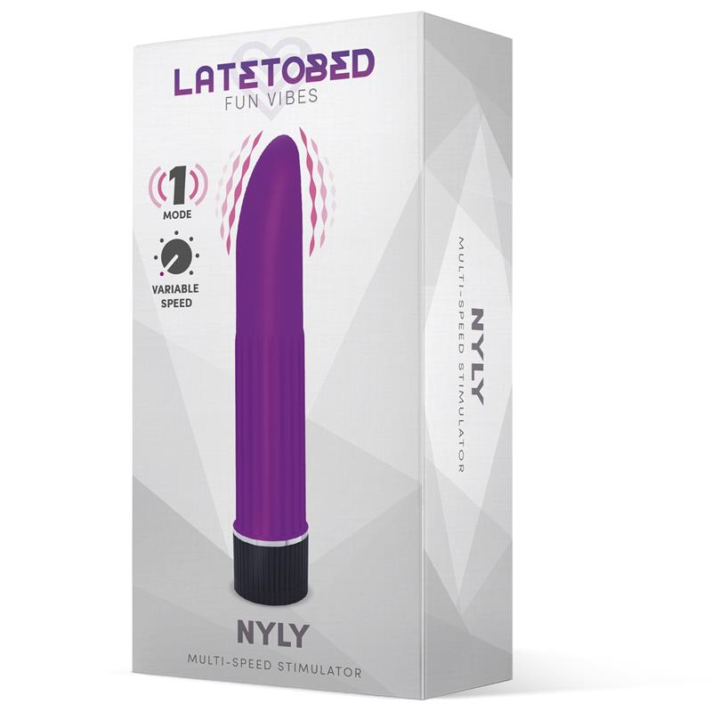 Nyly Estimulador Multi-Velocidad Púrpura 2