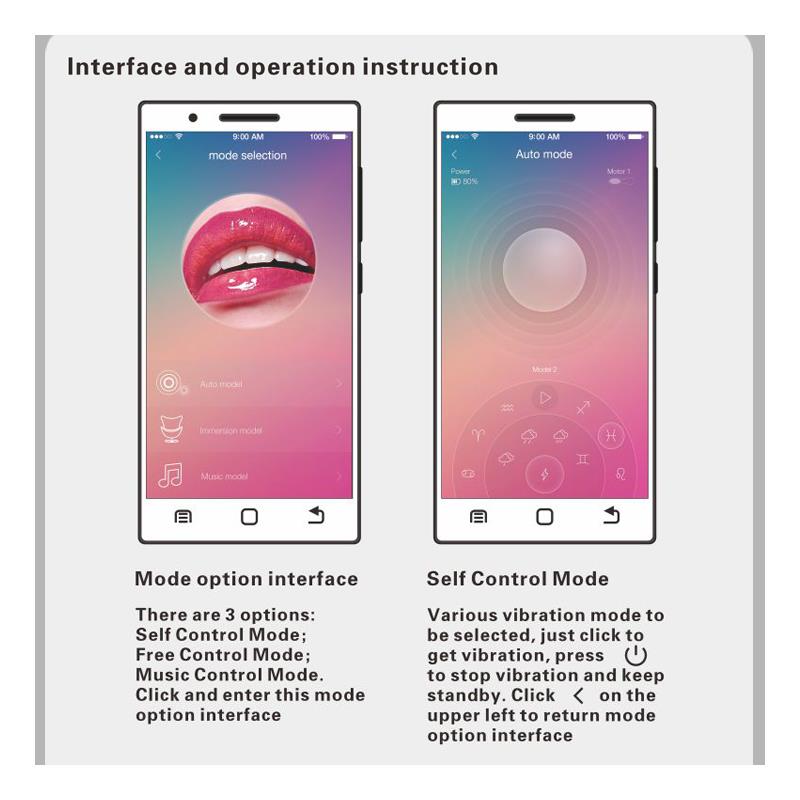 Nymph Huevo Vibrador con APP Movil 10