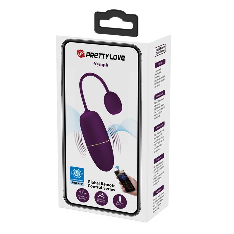 Nymph Huevo Vibrador con APP 20