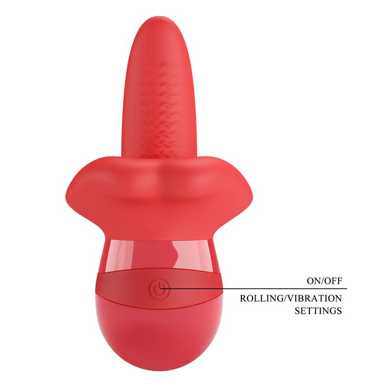 Obelia Estimulador con Vibración y Movimiento Lengua