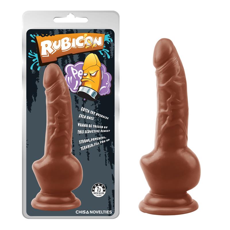 Obsidian Intruder Dildo 7.3 - 18cm Marrón