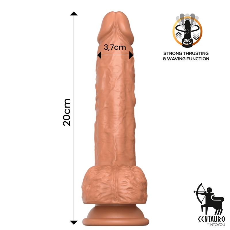 Octavius Dildo con Vibración, Thrusting y Waving 360º 7.8 - 20 cm