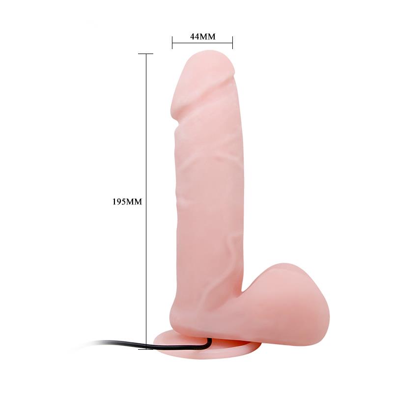 Oliver Dildo Realista con Vibración y Rotación Control Remoto