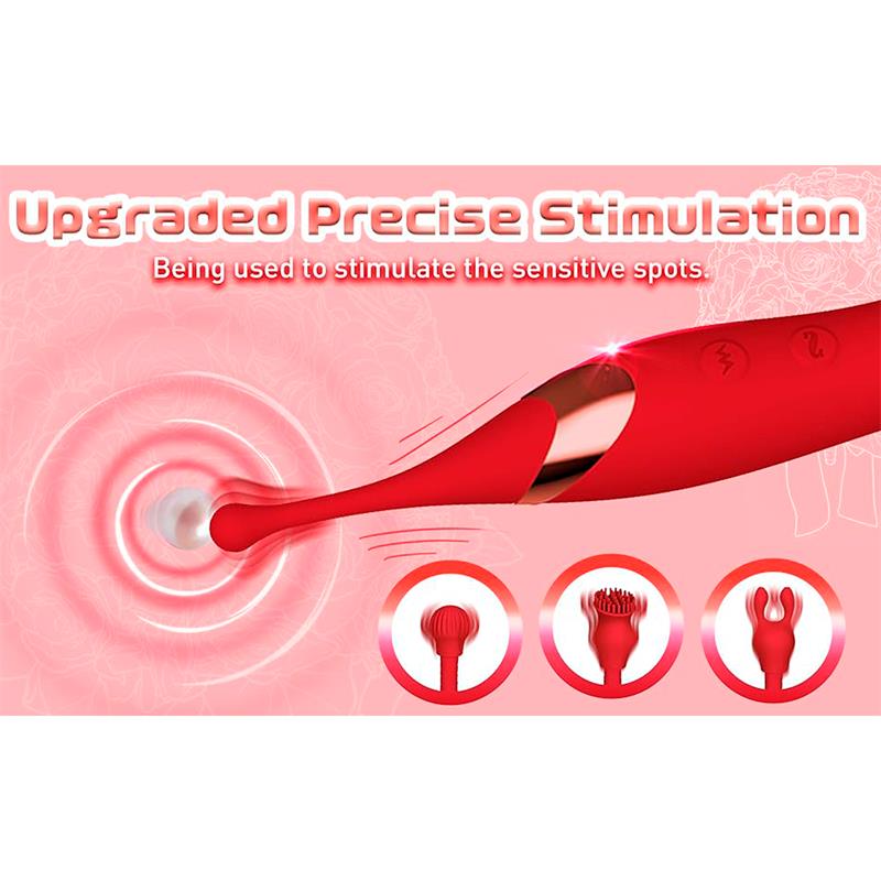 Onax Estimulador Doble Vibrador de Punto y Doble Pulsación USB