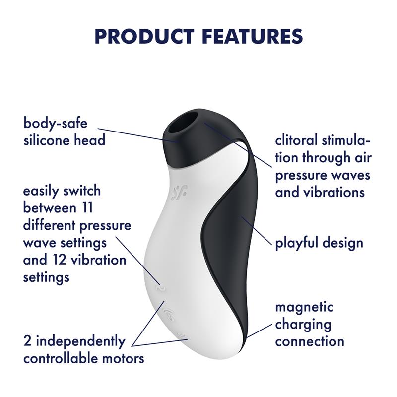 Orca Succionador de Clítoris Double Air Pulse 6