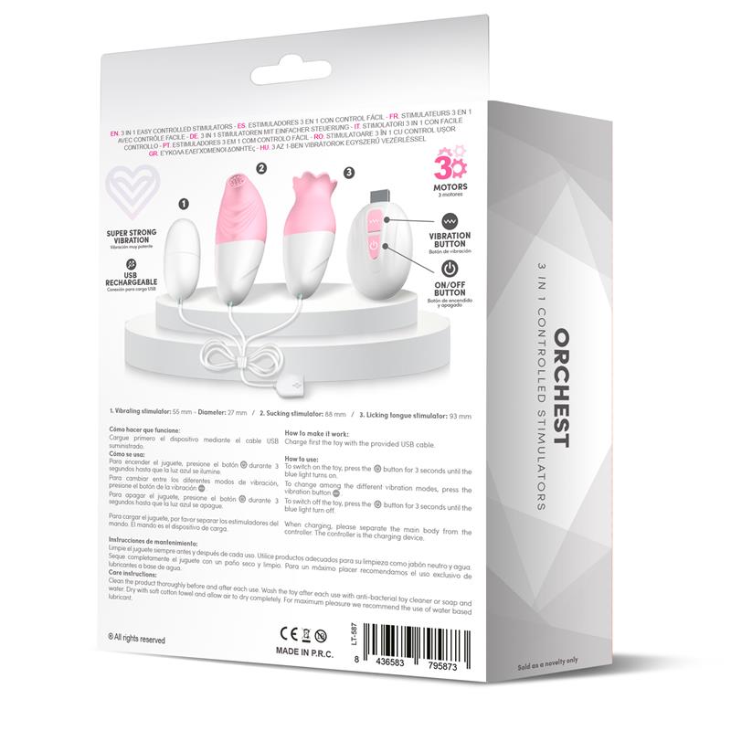 Orchest Estimulador 3 in 1 con Control Remoto 9