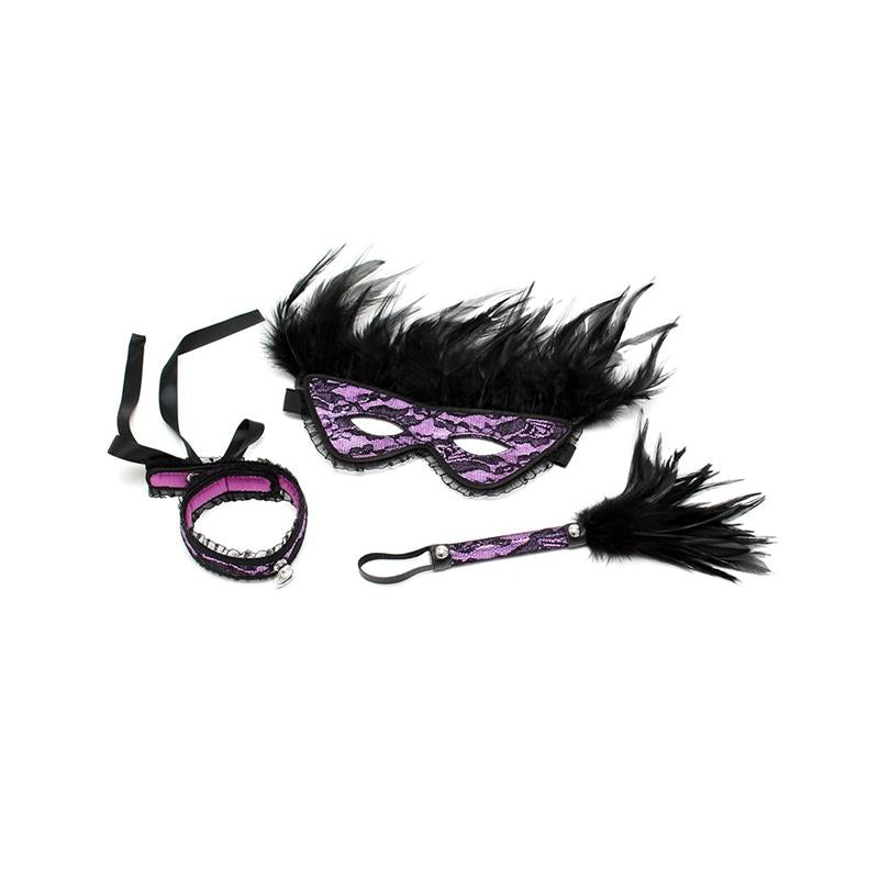 Pack 3 Piezas Dominiset de Lujo Purpura 3
