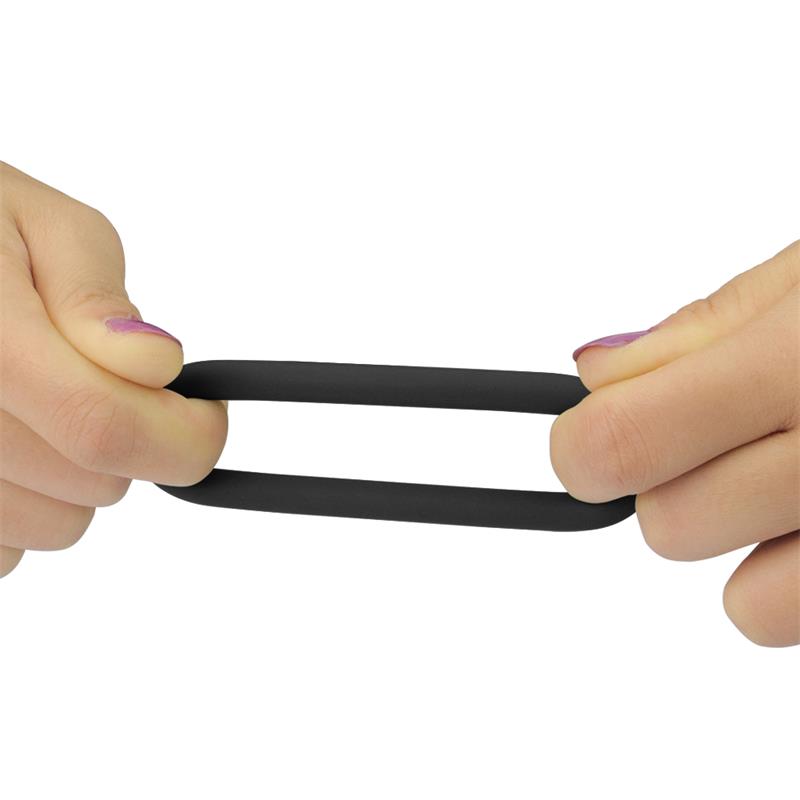 Pack de 3 Anillos para el Pene Power Plus Negro 4