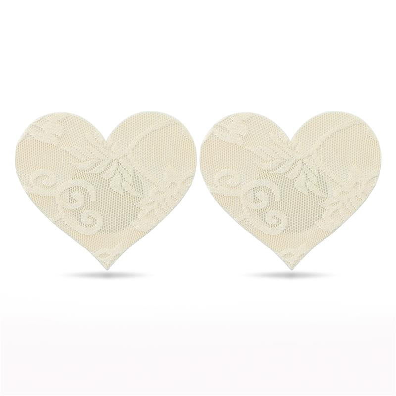 Pack Pezoneras Flor y Corazón Beige 3