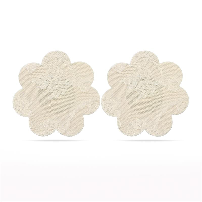 Pack Pezoneras Flor y Corazón Beige 4