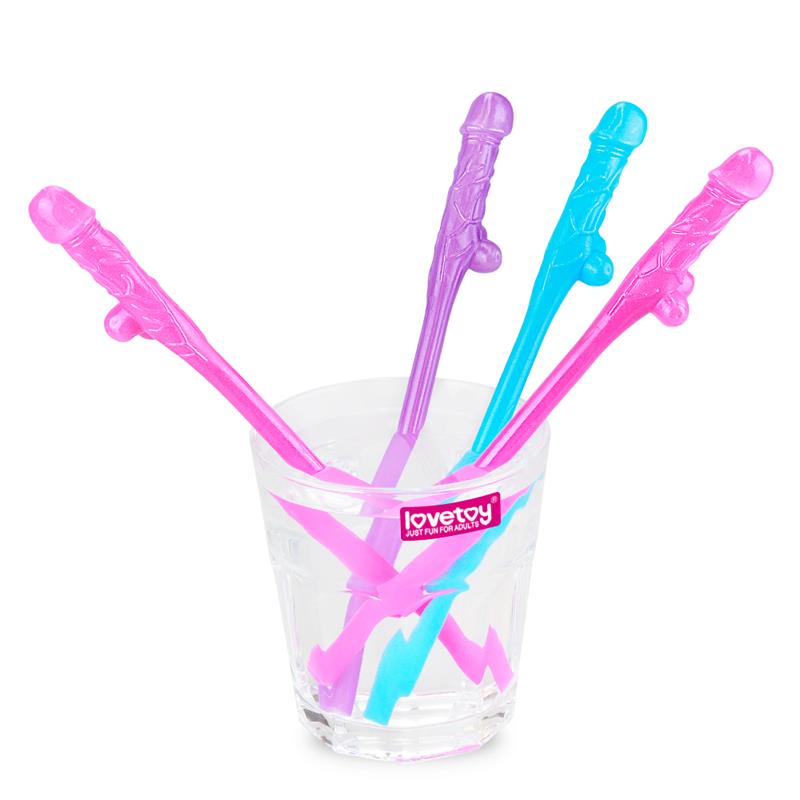 Pajitas Pene Vario Color Pack de 9 3