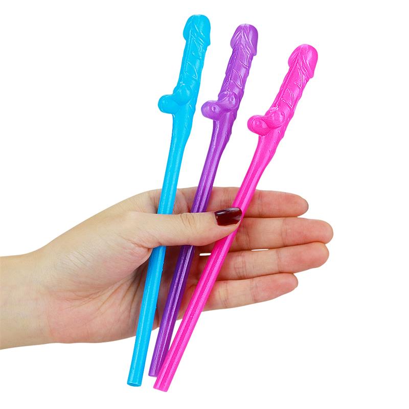 Pajitas Pene Vario Color Pack de 9 2