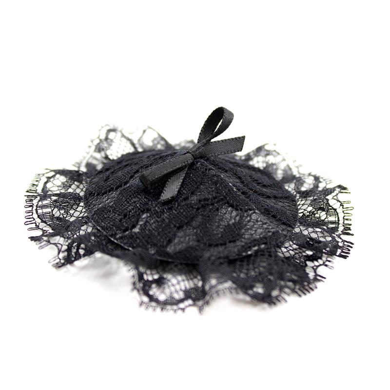 Pezoneras con Encaje Negro 3