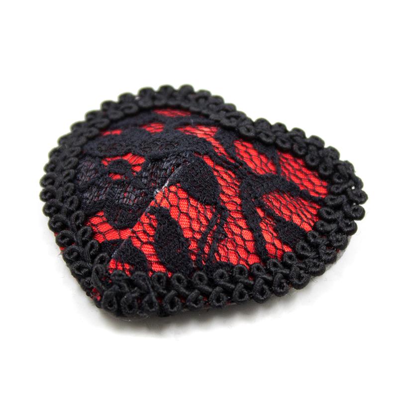 Pezoneras con Encaje Rojo/Negro 2