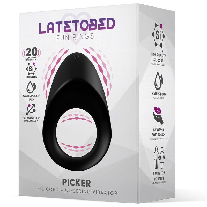 Picker Anillo Vibrador Parejas Silicona 2