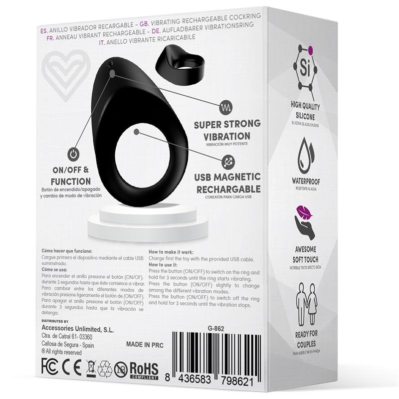 Picker Anillo Vibrador Parejas Silicona 3