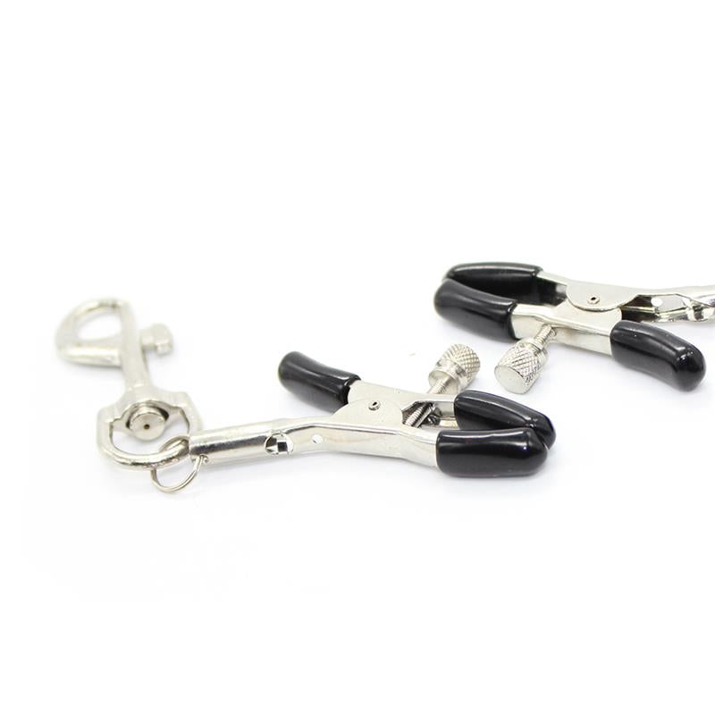 Pinzas para Pezones con Mosquetones Metal 4