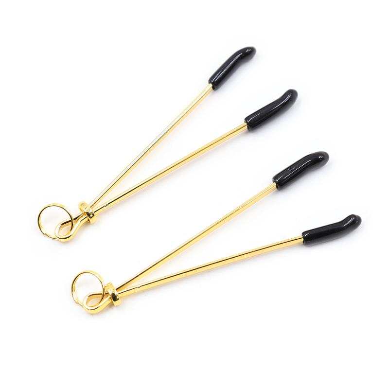 Pinzas para Pezones Metal Negro/Dorado 2