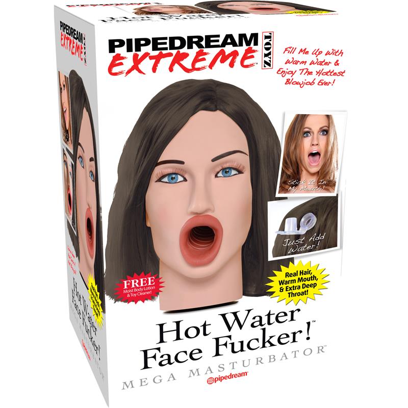 Pipedream Extreme Toyz MAsturbador de Agua Caliente Hot Water Face Fucker! Morena