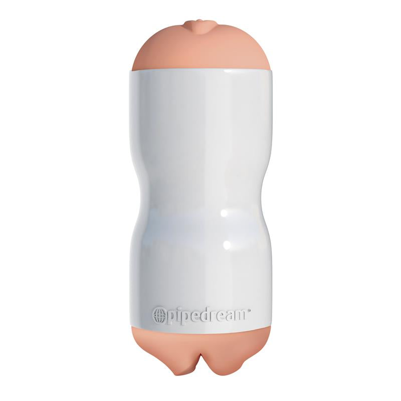 Pipedream Extreme Toyz Masturbador Tight Grip Pussy & Mouth Color Blanco