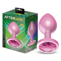 Plug Anal Anodizado Rosa con Joya Talla M