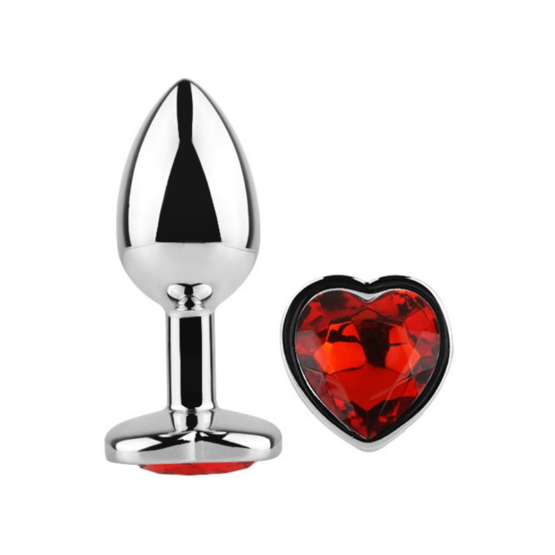 Plug anal Base Corazón Red Scarlet Talla L 3