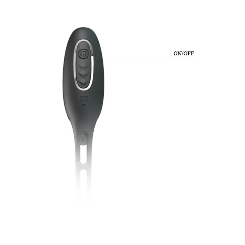 Plug Anal con Anillo para el Pene con Vibración