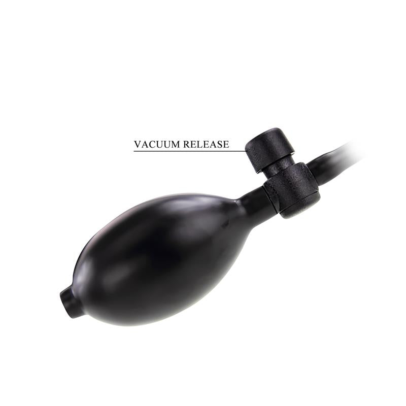 Plug Anal con Inflado y Bola Interna