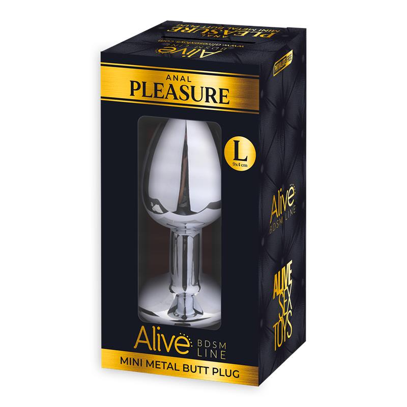 Plug Anal con Joya Rosa Talla L 2