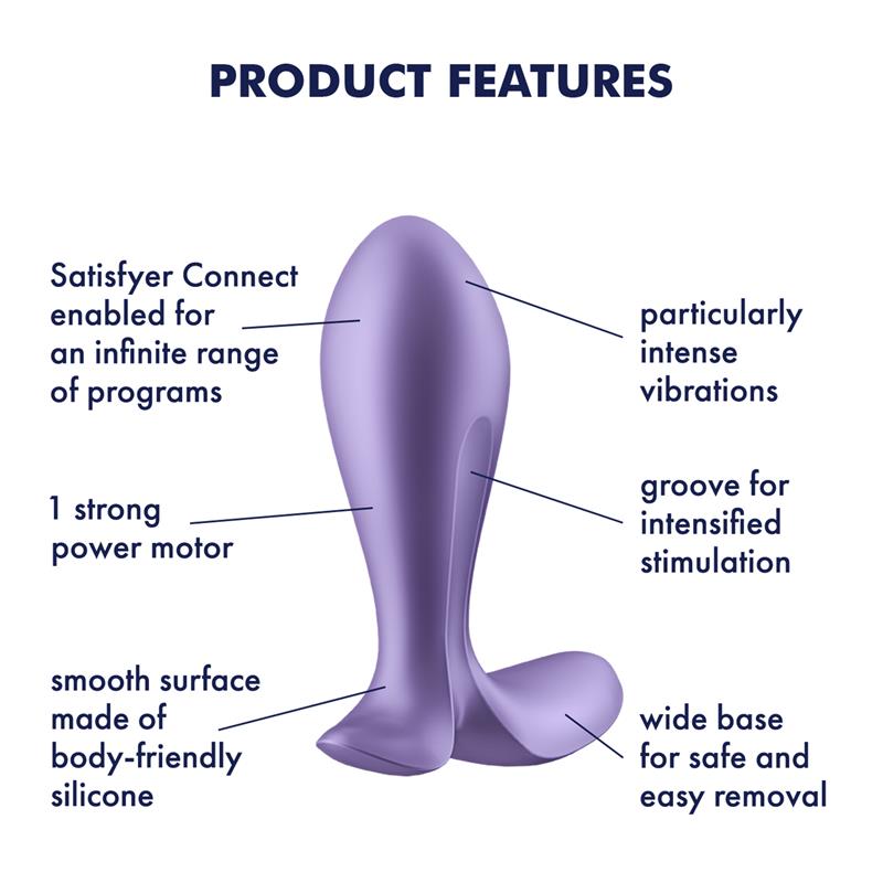 Plug Anal con Vibración APP Satisfyer Connect Intensity Plug 6