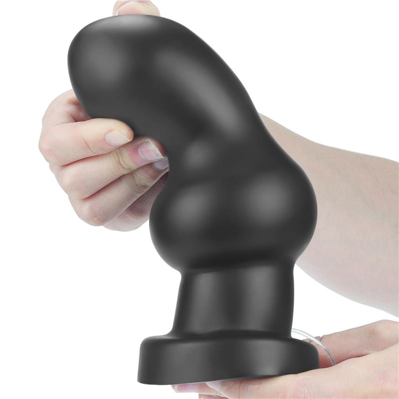 Plug Anal con Vibración King Sized 7 Negro 8