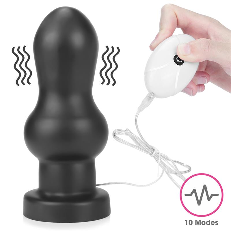 Plug Anal con Vibración King Sized 7 Negro 6