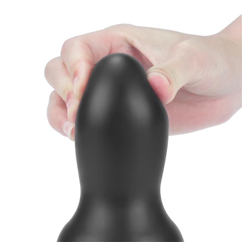 Plug Anal con Vibración King Sized 7 Negro 7