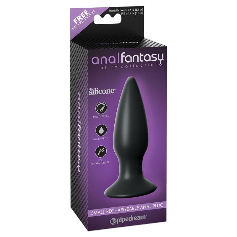 Plug Anal con Vibración Negro