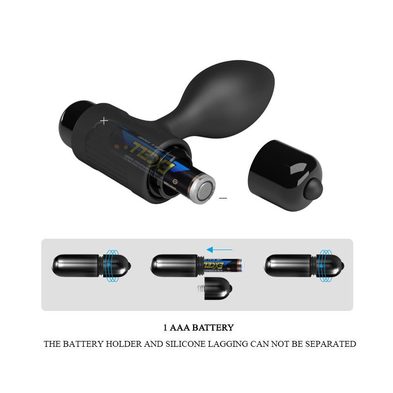 Plug Anal con Vibración Silciona 9