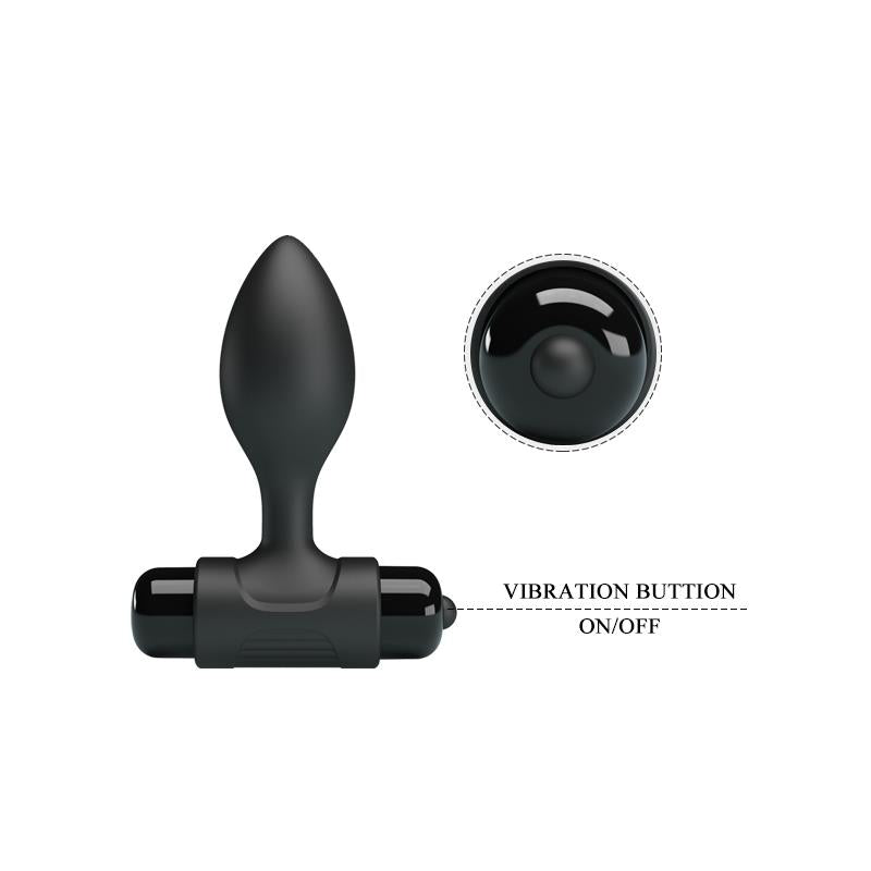 Plug Anal con Vibración Silciona 8