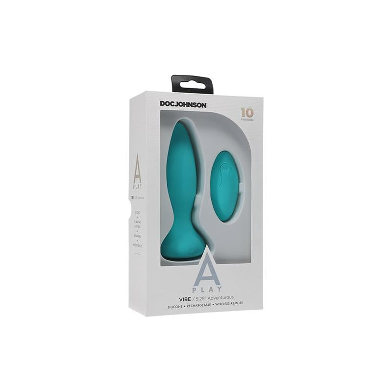 Plug Anal con Vibración Vibe Adventurous Turquesa 2
