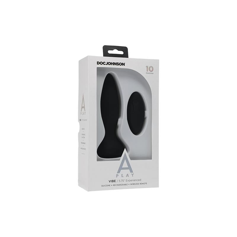 Plug Anal con Vibración Vibe Experienced Negro 2