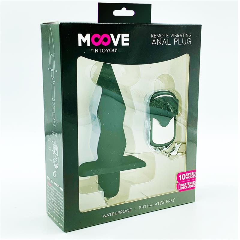 Plug Anal con Vibración y Control Remoto Negro 2