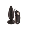Plug Anal con Vibración y Control Remoto Negro