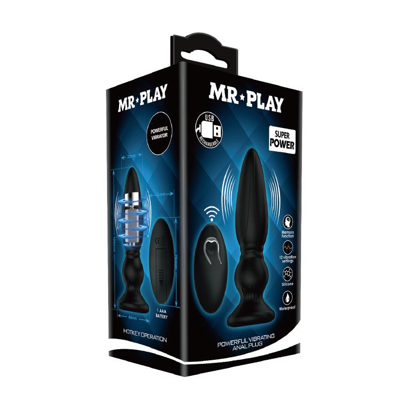 Plug Anal con Vibración y Control Remoto 5