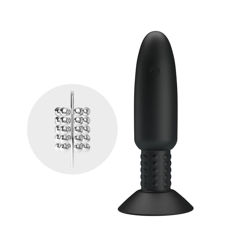 Plug Anal con Vibración y Rotación con Control Remoto USB 5