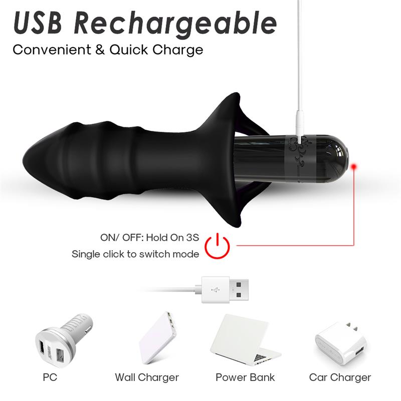 Plug Anal con Vibración 12