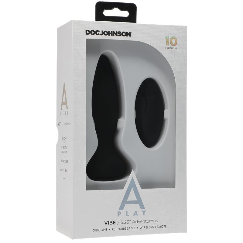 Plug Anal Control Remoto Vibe Adventurous Negro 3