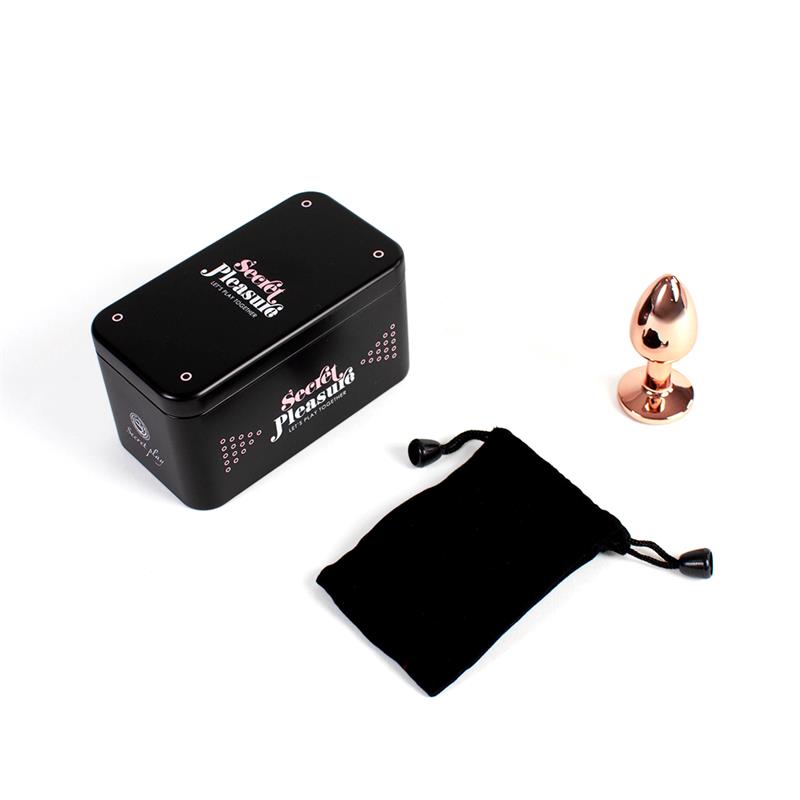 Plug Anal de Metal Rose Gold Talla S 4
