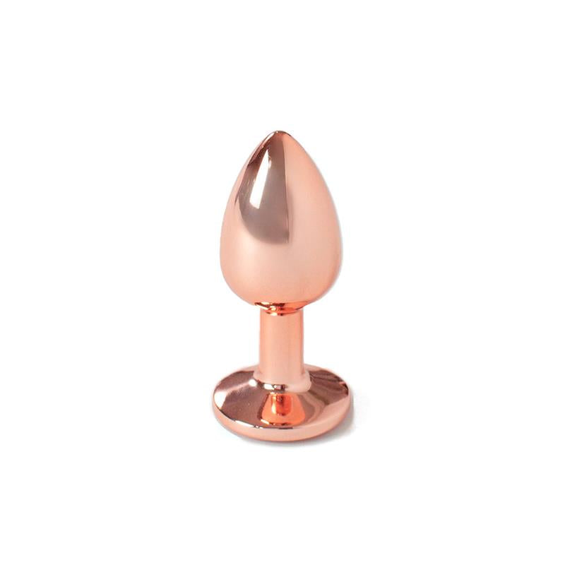 Plug Anal de Metal Rose Gold Talla S 2