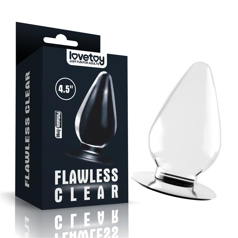 Plug Anal Flawless Clear 4.5 Transparente 2