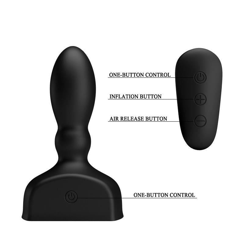 Plug Anal Inflable con Control Remoto Mr. Play 4