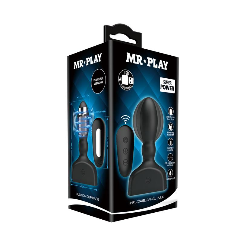 Plug Anal Inflable con Control Remoto Mr. Play 7